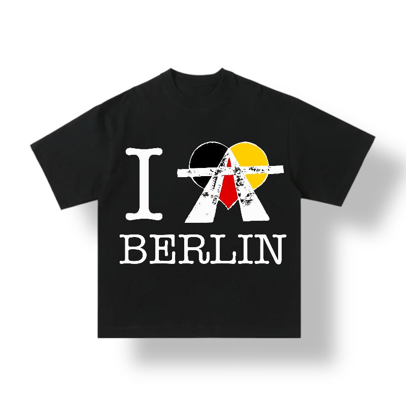 I <3 BERLIN TEE (BLACK)