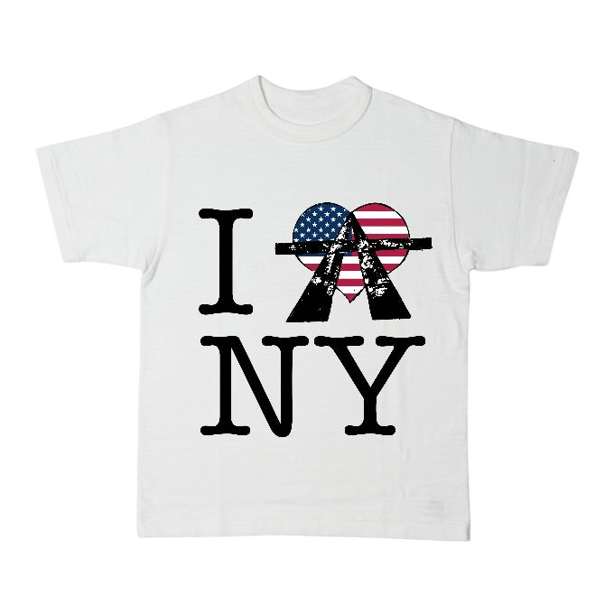 I <3 NY FLAG TEE (WHITE)