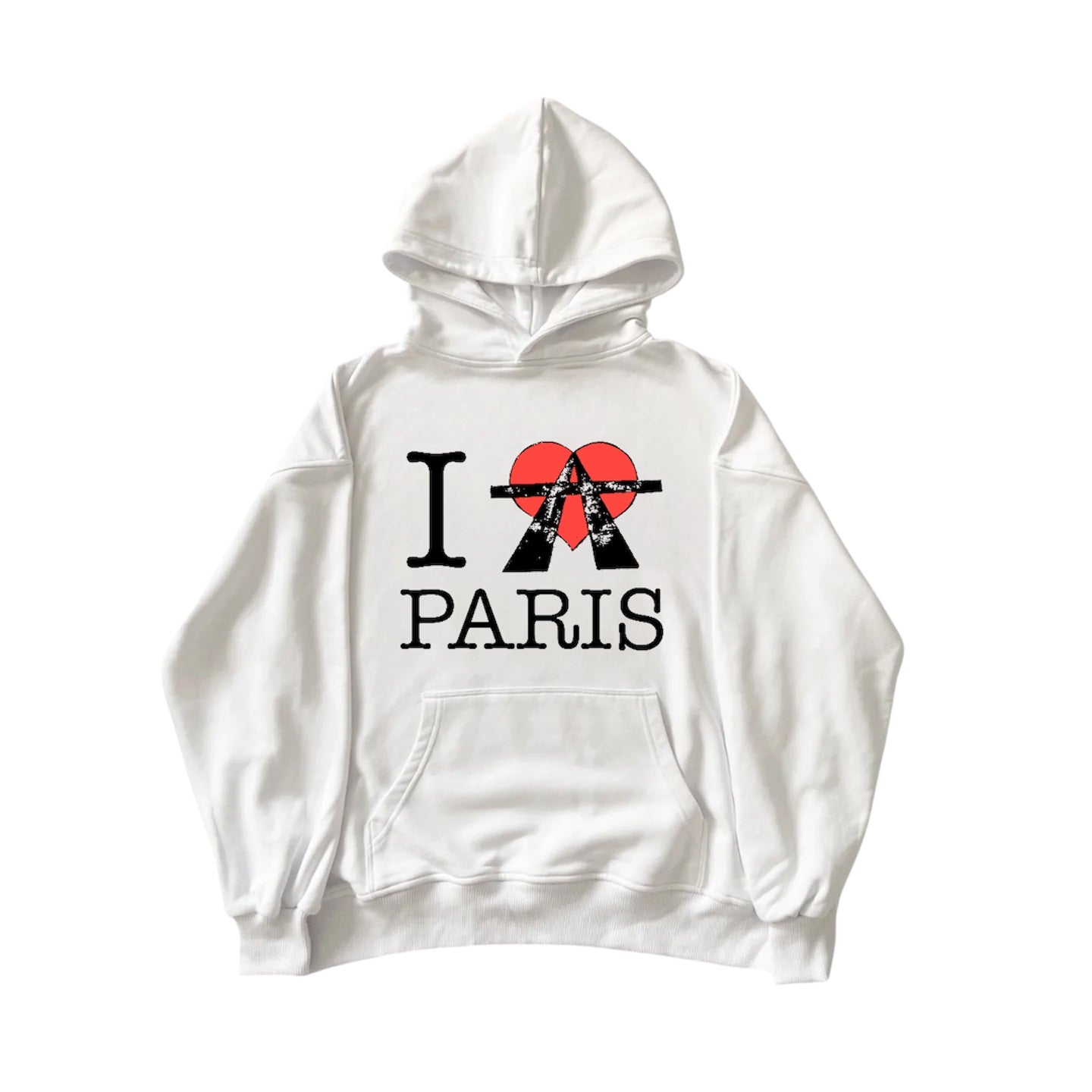I <3 PARIS HOODIE (WHITE)
