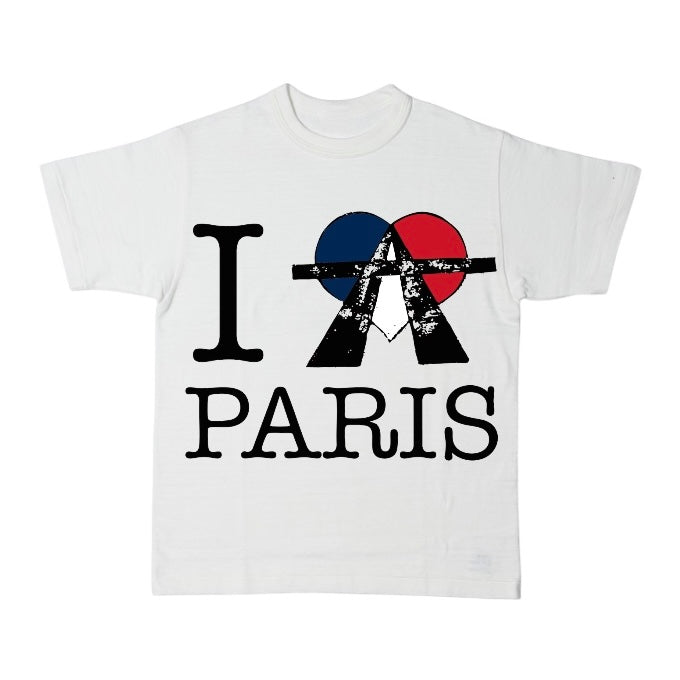 I <3 PARIS FLAG TEE (WHITE)