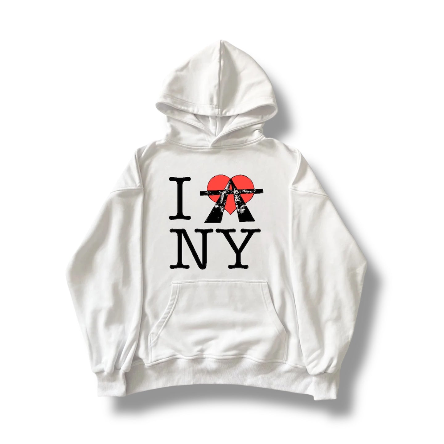 I <3 NY HOODIE (WHITE)