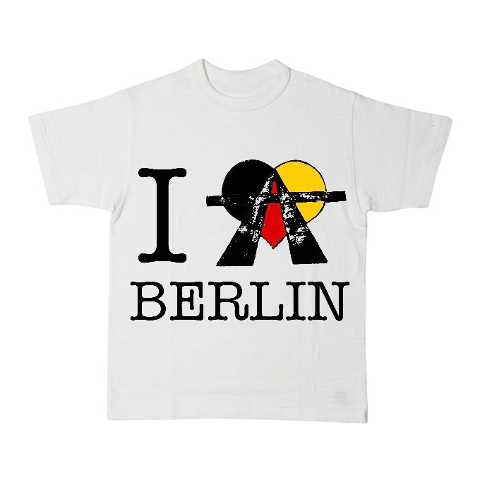 I <3 BERLIN FLAG TEE (WHITE)