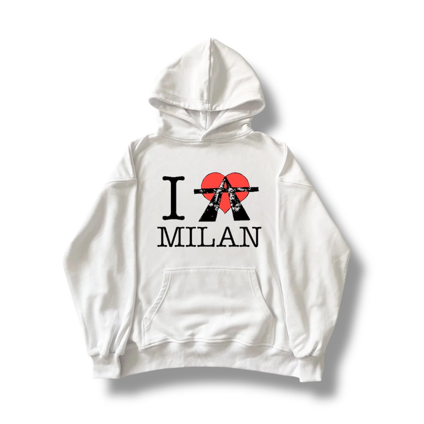 I <3 MILAN HOODIE (WHITE)