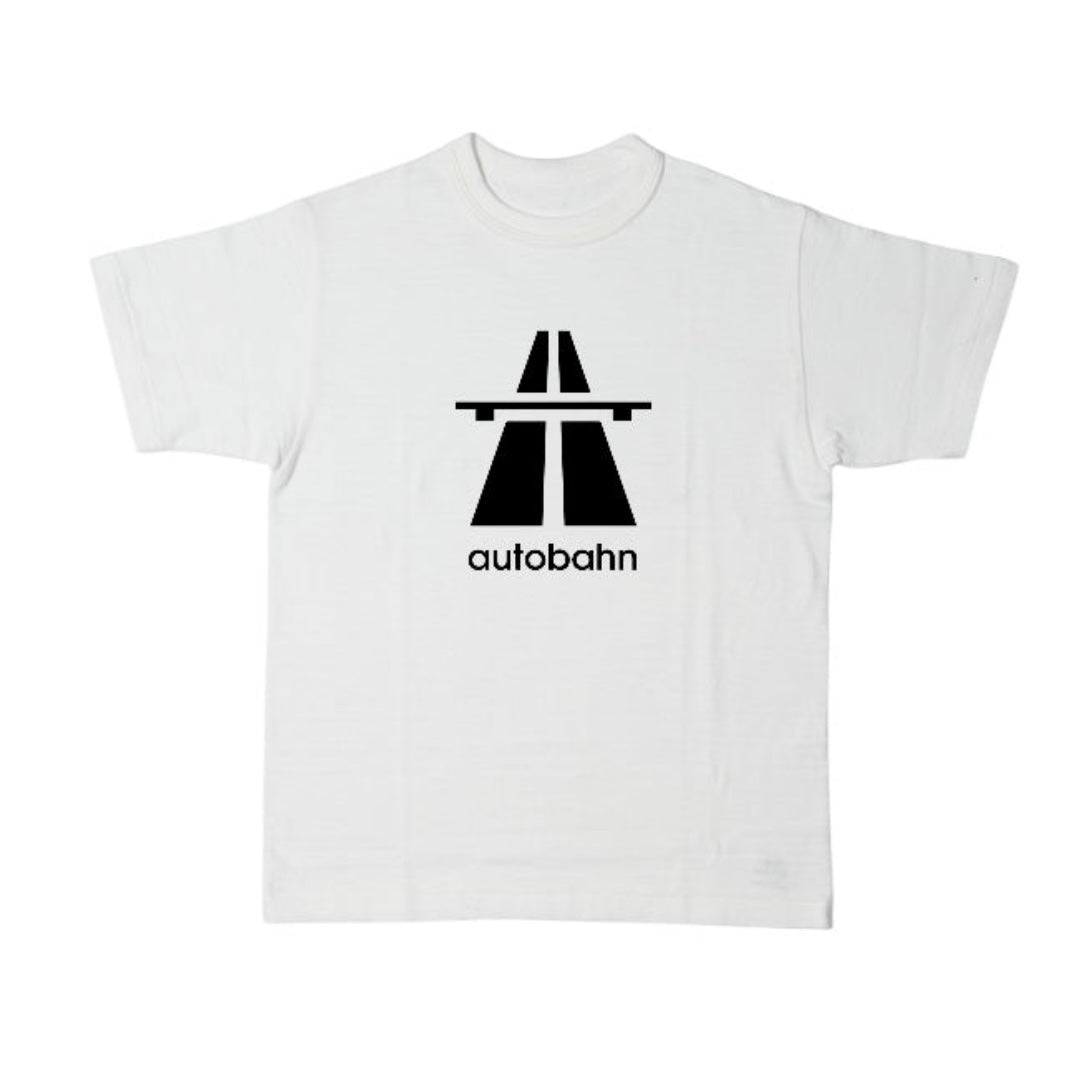 Autobahn White Classic Logo Tee