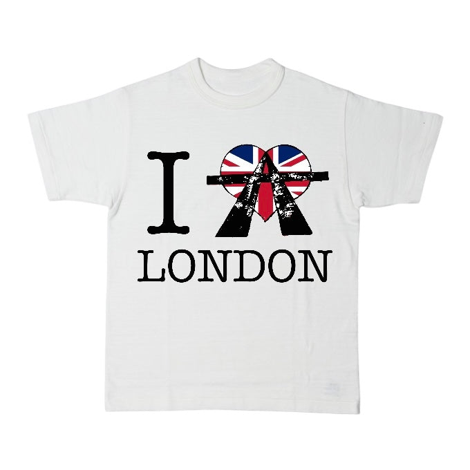I <3 LONDON FLAG TEE (WHITE)