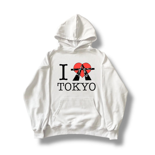 I <3 TOKYO HOODIE (WHITE)
